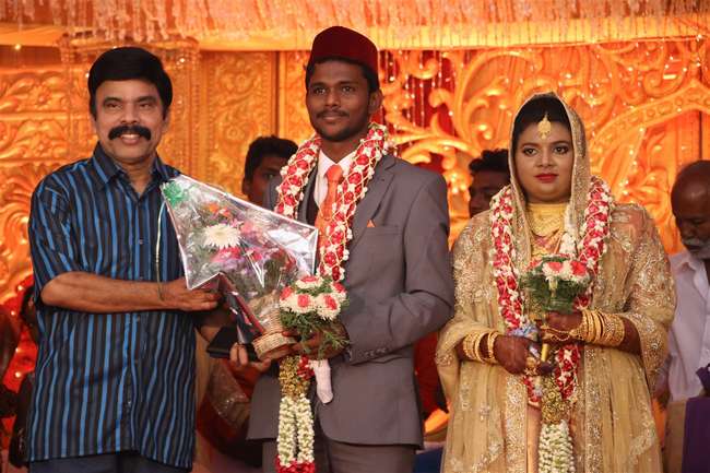 Chidambaram Railway Gate Movie Producer Daughter Marriage Stills